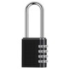 Combination Lock 4 Digit Padlock with Long Shackle for School