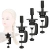 YOUNGSAY Set of 3 Practice Head Holder, Adjustable Doll Head
