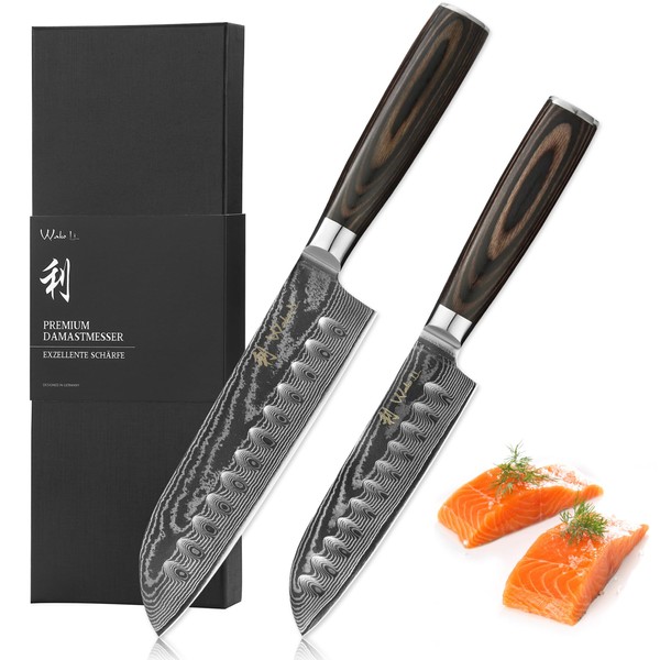 Wakoli Kitchen Knife Set, 2 Pieces Professional Chef Knife Set
