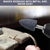 2PCS Grinding Wheel Drill Attachments - Hex Shank Corundum Bits