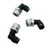 3PCS Male Elbow 1/4 Inch Tube OD x 3/8 Inch