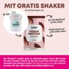 Vegan Protein Powder Choco Including Free Shaker with B2 and