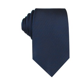 OTAA Indigo Blue Herringbone Necktie Casual Ties for Men - Perfect Neck Tie for Groomsmen Wedding Ties or Formal Occasions - Ideal Gifts for Him