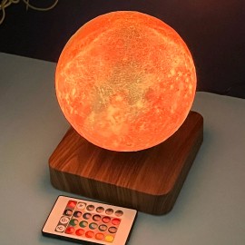 ENAPY Magnetic Levitating & Spinning Colorful Galaxy Night Lamp - A Creative Gift Item