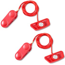 Gosknor Pack of 2 Treadmill Safety Key Magnet, 5 x 2 cm Universal Magnetic Safety Switch Replacement Treadmill Emergency Stop Magnet for Most Running Machines (Trapezoid)