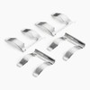 LST 2x Brake Hose Set Rear + Retaining Clamp III