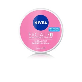 NIVEA Crema Facial Hidratante Aclarante 5 En 1 Aclarado Natural (200 ml), crema de sensación ligera y rápida absorción 24 horas de humectación sin sen