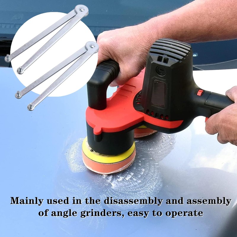QCVENL 1 PCS Spanner Wrench Universal Adjustable Angle Grinder Wrench