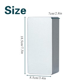 Silver Metal Cash Box Money Holder Money Box for Cash Single Row Currency Tray Money Storage Box with Lid Cash Organizer Money Saving Organizer Money Gift Box Organizer, 7.28 x 3.35 x 2.76 Inch