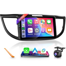 2G+64G Car Radio Stereo for Honda CRV 2012-2016, Wireless CarPlay/Android Auto 9 Inch HD Touch Screen Android 13 Head Unit GPS WiFi Bluetooth Type-C/USB EQ HD Backup Camera