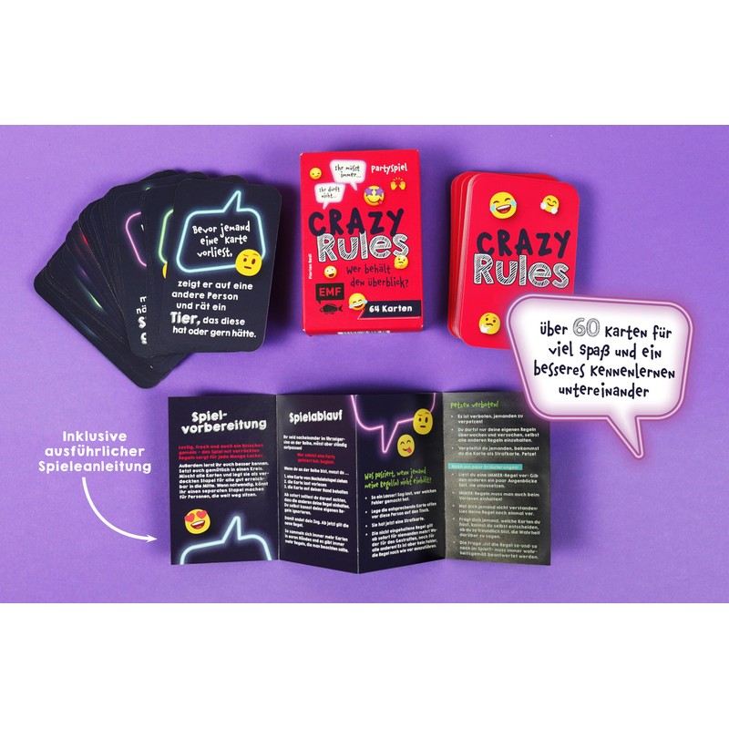 Card Game: Crazy Rules - Who Keeps an Overview?: Party