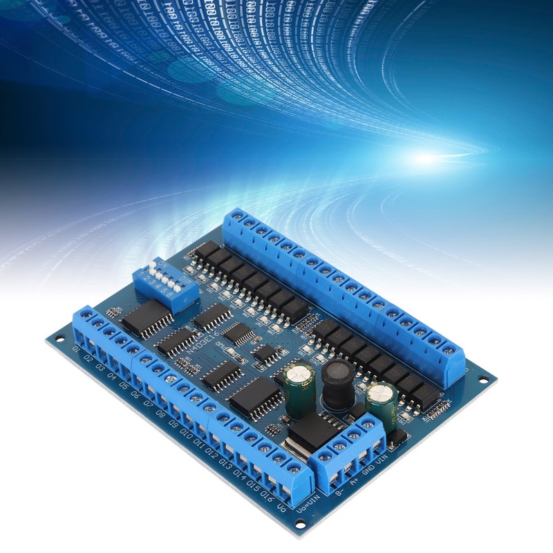 DC 6.5‑30V 16 Input 16 Output Expansion Board Multifunctional RS485