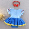 MYRISAM - Disfraz de Navidad para bebés y niñas pequeñas,