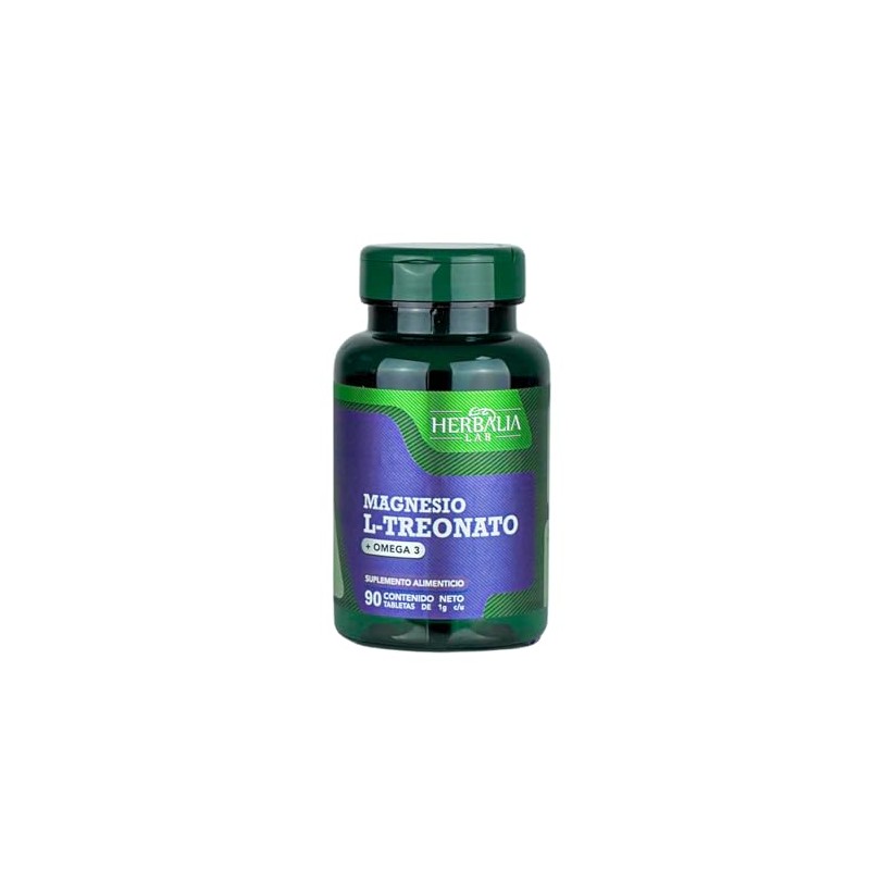 Treonato de Magnesio Omega 3 - Magnesium Threonate 1000 mg