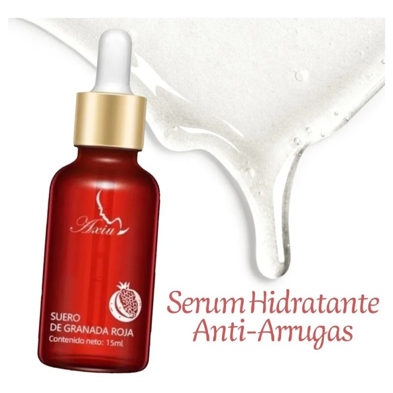 One Spring Sérum Facial de Granada, Hidratante y Nutritivo Antiarrugas,