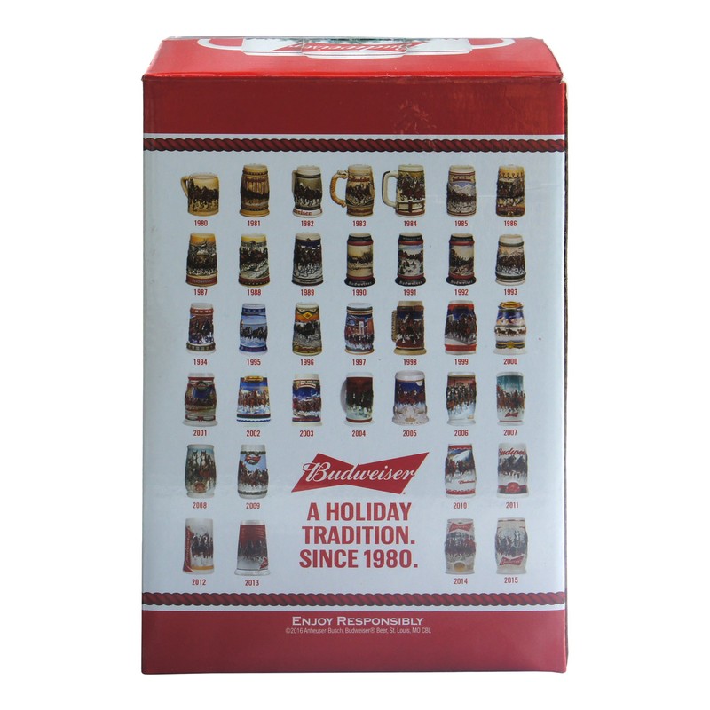 Budweiser 2016 Holiday Stein, 31-ounce