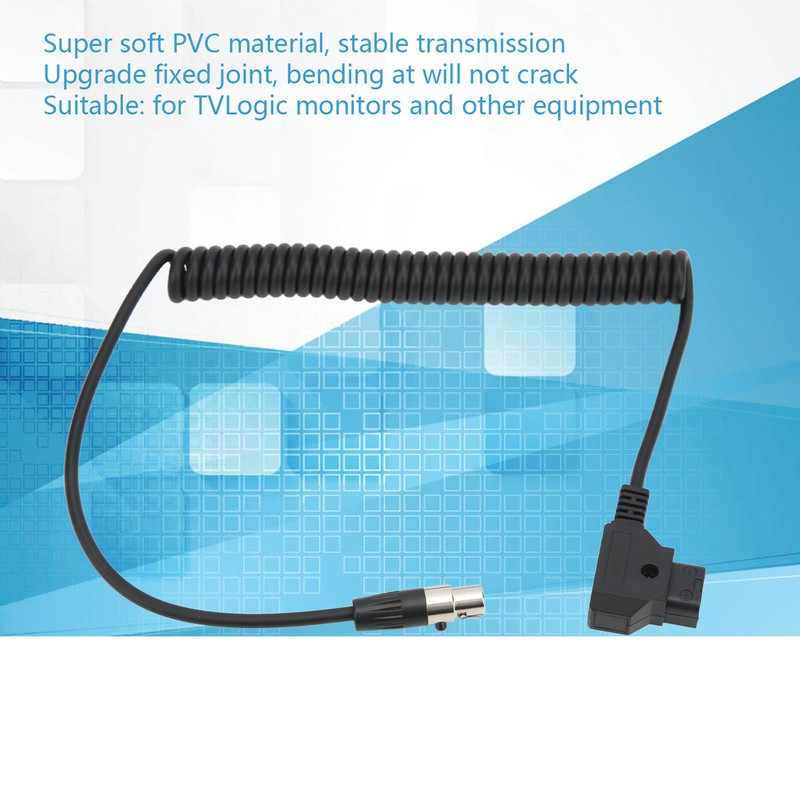 D TAP Male to 4 Pin Mini XLR Adapter Power