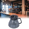 Tomotato Glass Coffee Pot, 400 ml/600 ml, Heat-Resistant Coffee Server,