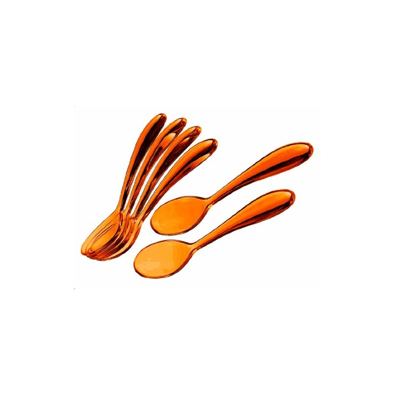 Guzzini Art and Cafe Teaspoons 14.5 cm6set Orange 2173.14. 45