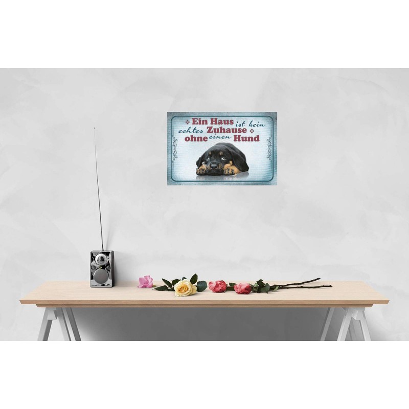 Tin Sign 20 x 30 cm Curved Outside Only Jug