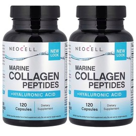 Neocell Marine Collagen Hyaluronic Acid 2000mg 120 Tablets (2 packs) / 네오셀 마린 콜라겐 히알루론산 2000mg 120정 2개