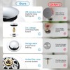 HAOMIAO Universal Pop-Up Bathtub Stopper with Clog-Proof Strainer, Bath Drain