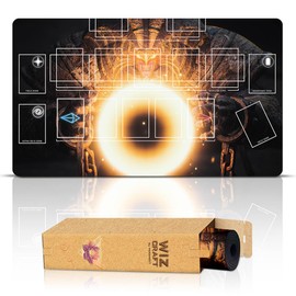 Wizcraft Exodia The Forbidden One, One-Player (Stitched) - Compatible with Yugioh Playmat, TCG - Master Rule Duel Field Zones, Large 1-Player Card Game Mat - Original Play Mat Art