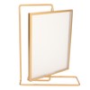 Y5578 Gold Metal Rotating Photo Frame Double Sided Rotating Floating