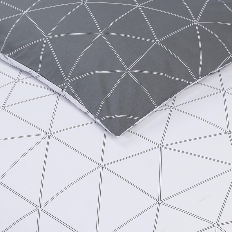 Vision - Hugo Reversible Bed Linen, Grey - Duvet Cover,
