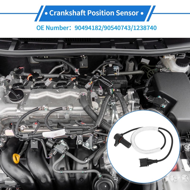 VekAuto 1 Stk. Kurbelwellenpositionssensor für OPEL Omega B Limousine 2.6