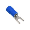 10PCS 6 AWG 5/16" Insulated Fork Crimp Connector 88A 600V