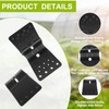 Beeveer 250 Pcs Bird Netting Mounting Clips Butterfly Shape Reusable
