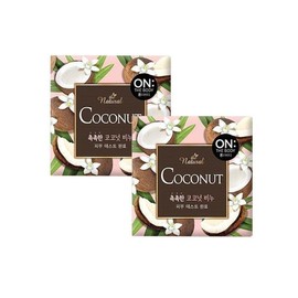 On the Body The Natural Moist Coconut Soap Nourishing Bar 90g 12 pieces / 온더바디 더내추럴 촉촉한 코코넛 비누 너리싱바 90g 12개