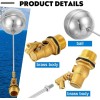 Unbranded 2 Pack Float Valve for Water Tank Stainless Steel