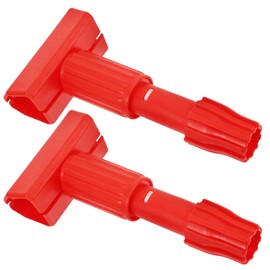 DEARMAMY Change Mop Heads Clamp: 2pcs Heavy Duty Mop Head Replacements Holder Head Mop Handle Change Mop Handle Gripper Mop Wet Mop Handle for Cleaning Supplies