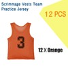 GINUMWA Pinnies Team Practice Vests with Numbers for Child Youth