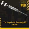 WDB Gate Bolt 220 mm - Bolt with Rubber Handle