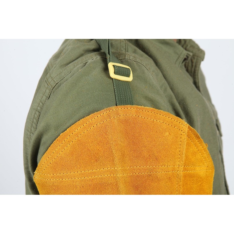 Leather Welding Sleeves with Adjustable Shoulder Strap, Heat & Flame