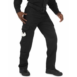 5.11 Tactical EMT EMS Professional Work Pants, UPF 50 Fabric, Adjustable Waistband, Style 74310, Black, 36Wx30L