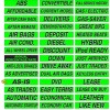 EZ Lettering Car Dealer Windshield Slogans 20 packs, Mix n