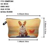 Livel lhood Cartoon Corgi Makeup Bag Cute Small Organizer Zipper