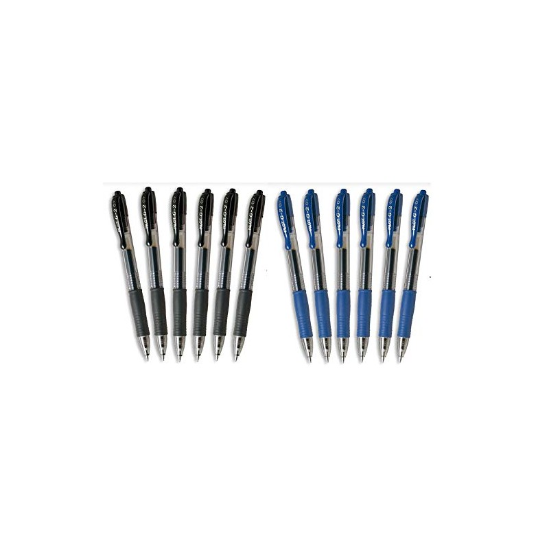 Pilot G2 Pens Pack 12 U. (6 x Blue, 6