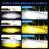 Par Faros De Lupa 6cuentas 3modos Para Auto, Moto W1