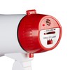 Relaxdays Megafono per Tifosi, Altoparlante in Plastica per Feste e
