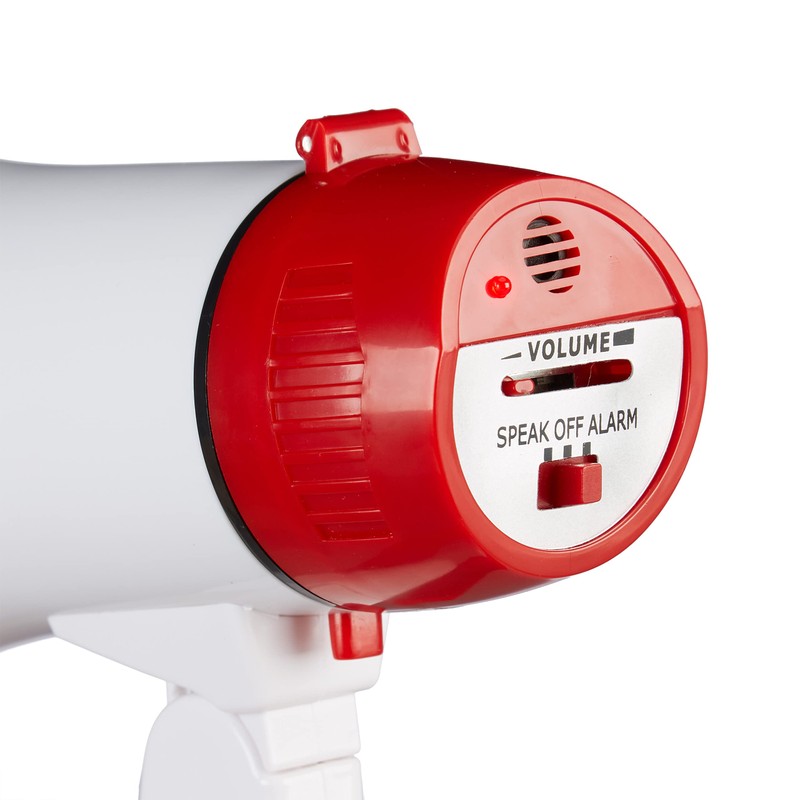 Relaxdays Megafono per Tifosi, Altoparlante in Plastica per Feste e