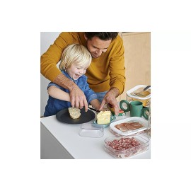 Mepal Modula Storage Box Set 3 x 550ml Airtight Meat and Cheese Containers