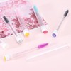 6PCS Eyelash Brushes Disposable Crystal Eyebrow Brush Spoolies for Eyelash