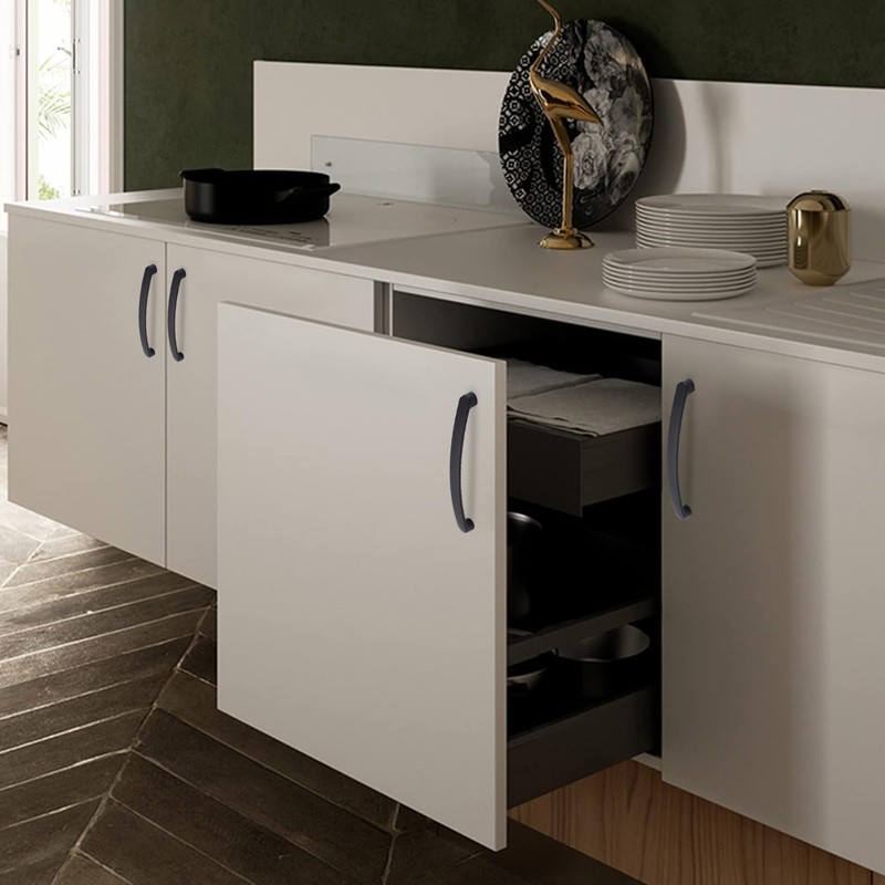 SYZOW 10 Pack Black Cabinet Handles Black Cabinet Pulls Kitchen