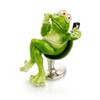 Keren Kopal Frog Taking a Selfie Trinket Box with Crystals
