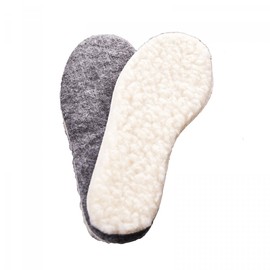 pbezler Sheep Wool Insoles, E11 - White - 46 EU